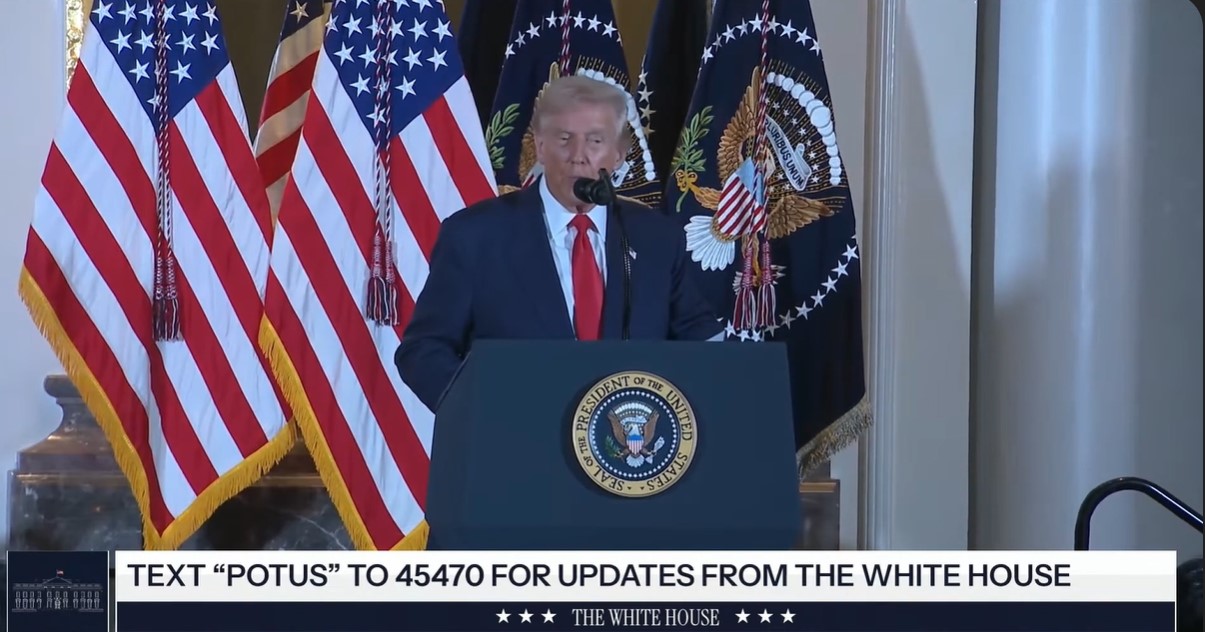 唐纳德·J·特朗普在东京晚宴现场