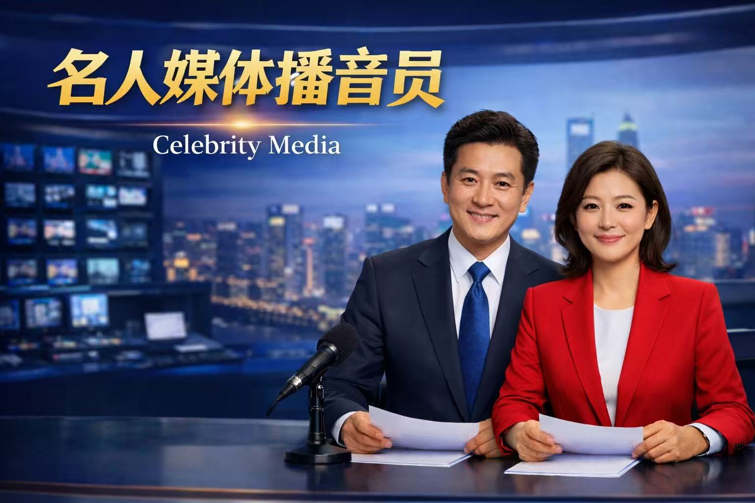 名人媒体每周重要视频新闻、播音新闻或音乐国际发布平台