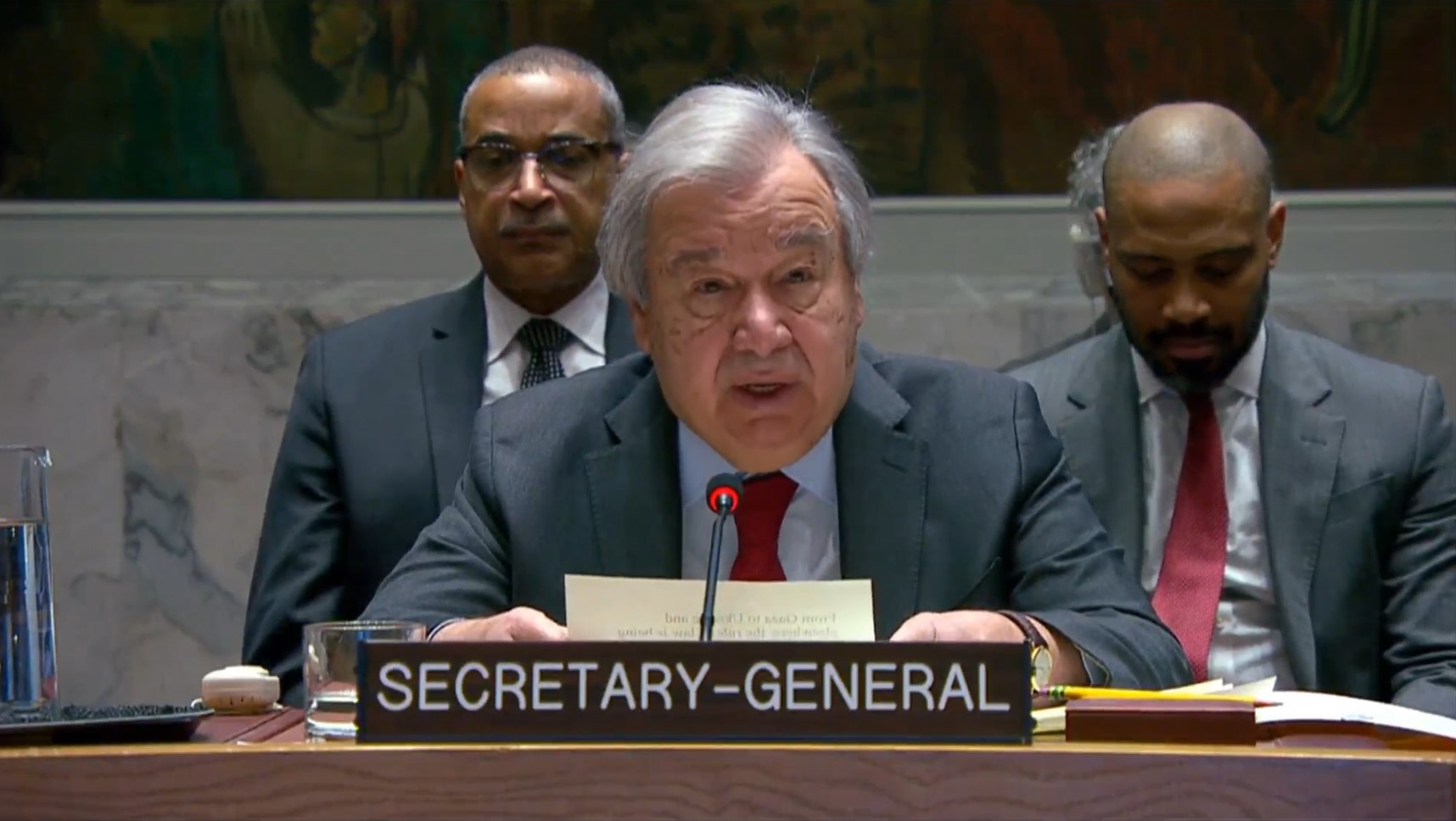 联合国秘书长：联合国安全理事会是唯一有权代表所有会员国处理和平与安全问题的机构